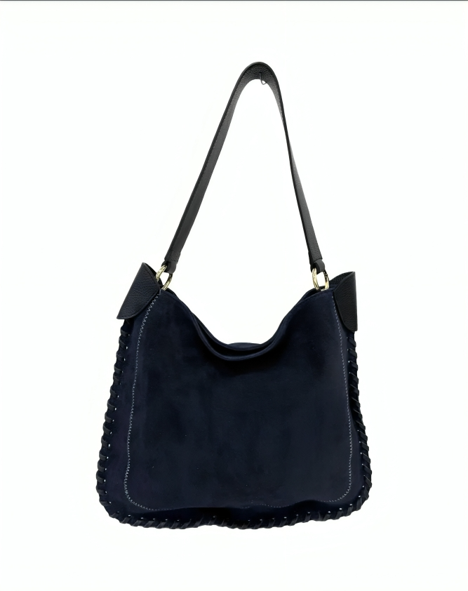 FILI BLUE LEATHER BAG