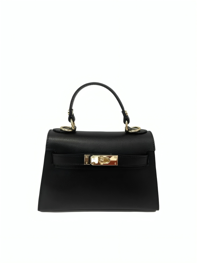 ANDRI MINI BLACK LEATHER BAG