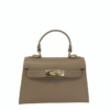 ANDRI MINI BEIGE LEATHER BAG