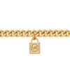 Michael Kors Metallic Muse 14K Gold-Plated Pave Lock Γυναικείο Κολιέ