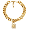 Michael Kors Metallic Muse 14K Gold-Plated Pave Lock Γυναικείο Κολιέ