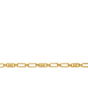 Michael Kors MK Statement Link 14K Gold-Plated Γυναικείο Κολιέ