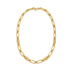 Michael Kors MK Statement Link 14K Gold-Plated Γυναικείο Κολιέ