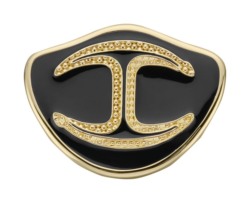 JUST CAVALI - LOGO BROOCH