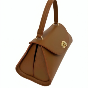 3ELEANOR BROWN LEATHER BAG