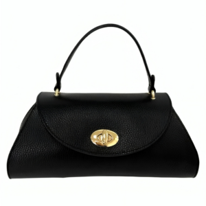 ELEANOR BLACK LEATHER BAG