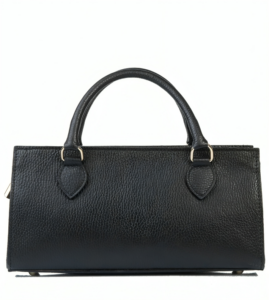 OLIVIA BLACK LEATHER BAG