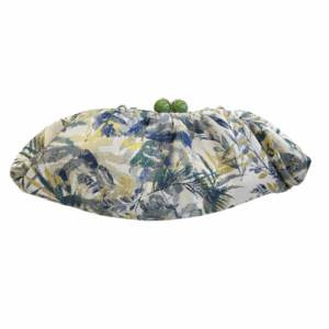 1"Botanica Verde" – Floral Clutch